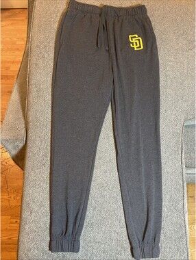Men's Fanatics San Diego Padres Gray Action Jogger Pants Sz Medium